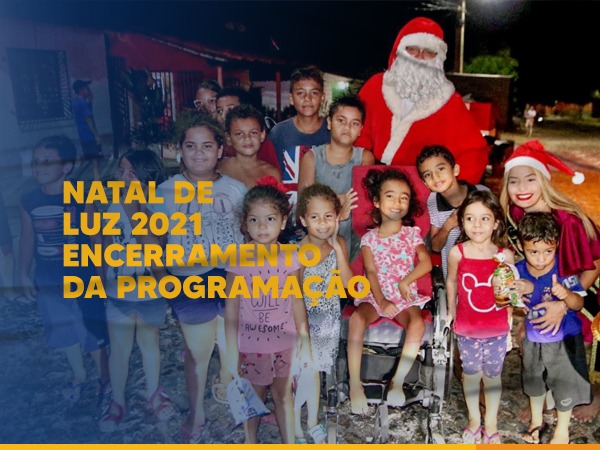 Secretaria de Cultura encerra programação natalina com passeio do Papai Noel por bairros da cidade.
